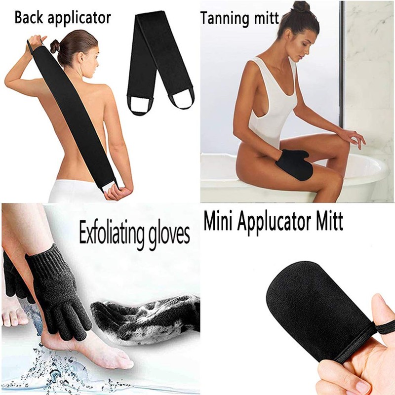 Self Tanning Mitt Set Includes Self Tanner Mitt Mini Tanning