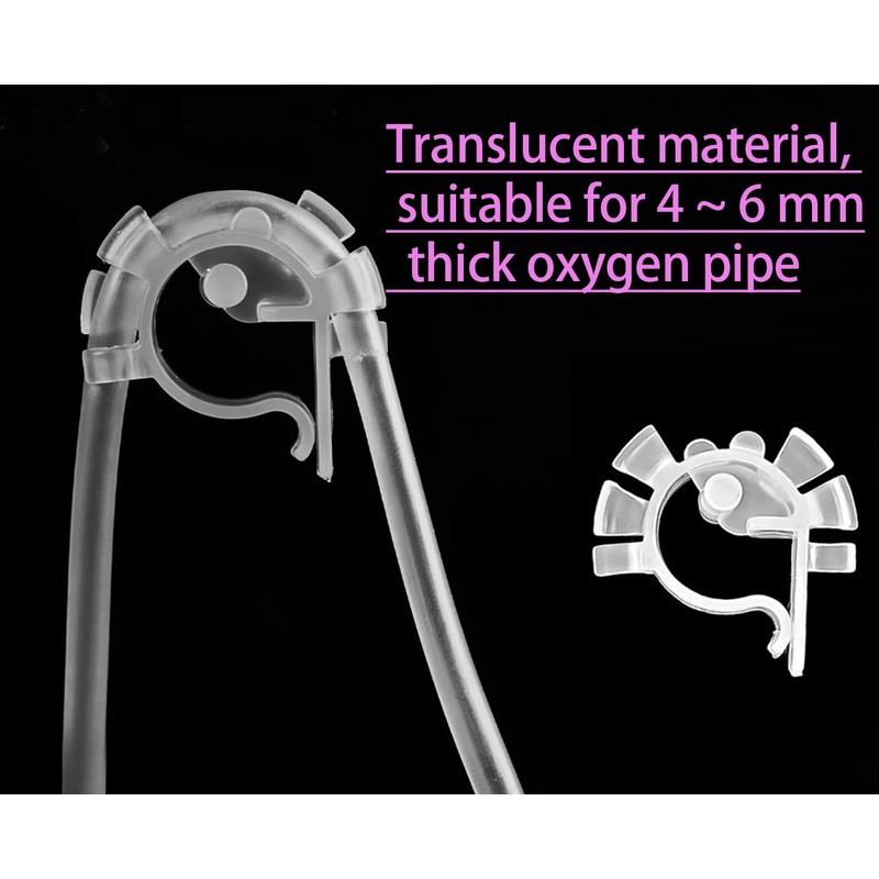 Okueejur 6PCS Oxygen Hose Tubing Holders – Prevent Kinks &
