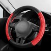 PIC AUTO Steering Wheel Cover, Silk Grain Leather Car Steering