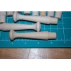 3-1/2" Unfinished Hardwood Shaker Peg - Coat hanger rack 12pc