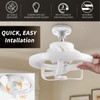 VANLUDA Socket Fan Light,11 Inches E26/E27 Ceiling Fan with Light