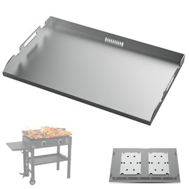 SafBbcue Upgrade 28" Griddle Replacement Top for Blackstone 28 inch Tabletop Griddle 1517 1856 1883 2094 1963 1924 Replacement Parts, 28 inch Flat Top Grill with Handy Handle, Heavy Carbon Steel