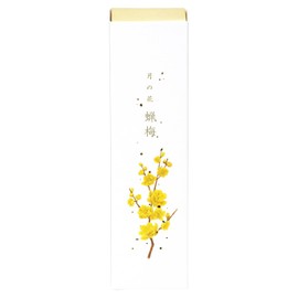Kameyama Moon Flower Wax Plum Scent, 3.2 oz (90 g), Incense Sticks