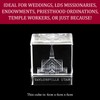 Lifebeats Crystal Cube Desk Decor by Ringmasters | LDS Temple