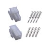 4-Pin Connector 18-24AWG Standard 0.0165” 4.2mm 2/4/5-Pin Connector Industrial and
