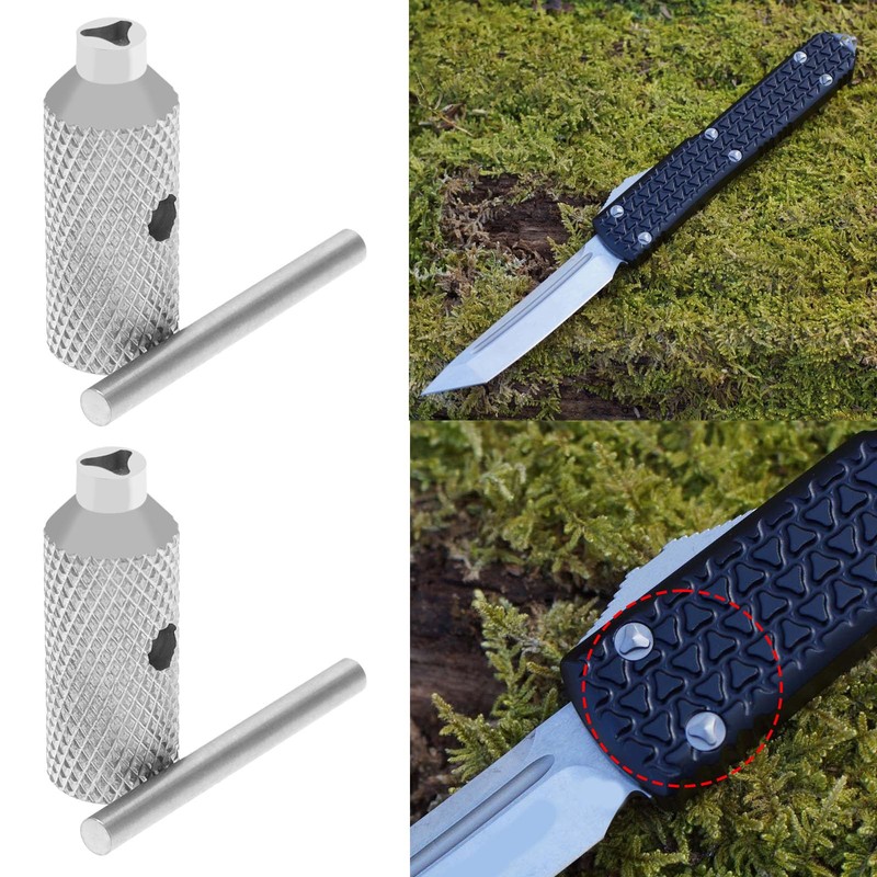 YINETTECH 2-Piece Triangular Screw Disassembly Tool Compatible with Microtech Ultratech