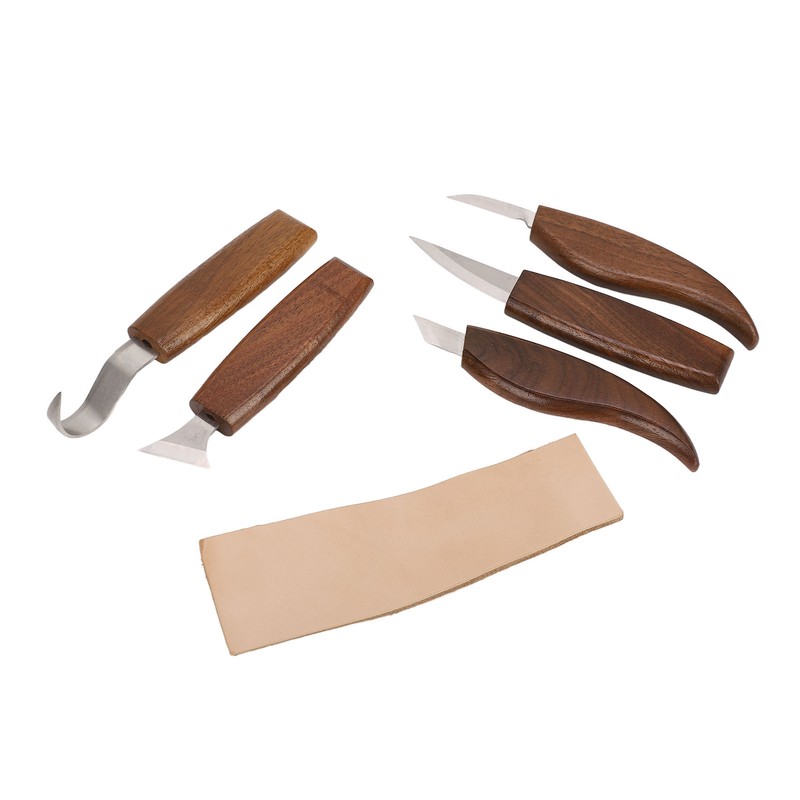 Walnut Wood Carving Knife Non Slip Comfortable Wood Carving Whittling