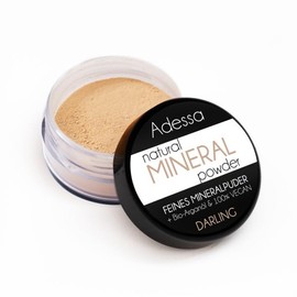 Adessa Natural Mineral Powder Loose, 10 g, Darling, Mattifying Mineral Powder with Argan Oil