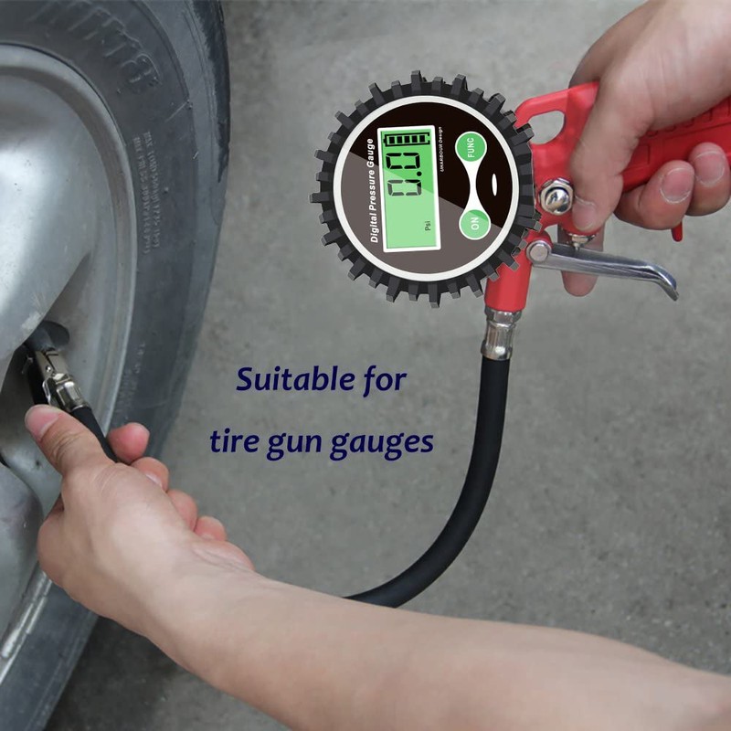 Uharbour Digital Air Pressure Gauge with 1/4'' NPT Bottom Connector