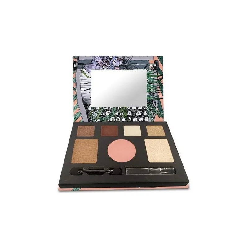 Yuya Maquinita Set Maquillaje 4 en 1 Rostro Con Brochas
