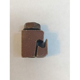 Vice Grip Ground Clamp (2) PACK For Flat Bar Grounding Connector, MacLean Senior industries Si2169 Motion EM2372 Holds up to #4 Solid AWG, Ground Lug with Brass Bolt with 9/16'' Hex Washer Head