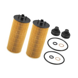 ACROPIX 2 Pcs Engine Oil Filter Replacement 11428570590 11428575210 Oil Fuel Filter for Mini Cooper 2014-2022 Car Parts