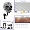 Tooyuart Helmet Holder,Skull Helmet Holder Wall Mount Helmet Rack with
