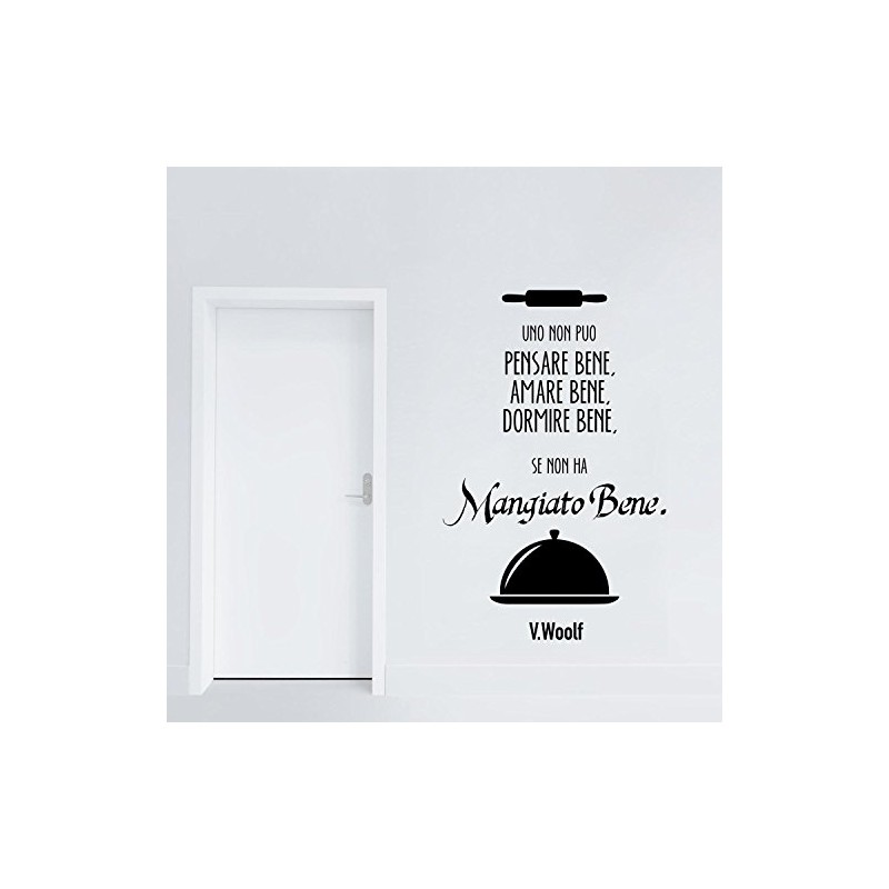 Adesivo4You Wall Sticker CIT. V. Woolf Food Well Wall Stickers