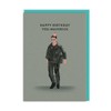 Maverick Birthday Card Celebrity Tom Cruise - Fun Icon Artwork Greeting Card