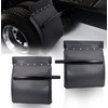 TORQUE Quarter Fenders for Semi Truck, 24" x 24" Black