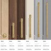 CABDM 10 Pack 4"(102mm) Champagne Bronze Cabinet Pulls Gold Drawer