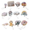 Kurt S. Adler 3 to 4.375-Inch Glass Bridal Ornament Set,