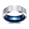 6mm Tungsten Ring Women Men Wedding Bands Engagement Rings Silver