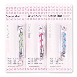 Set of Color Nail Files (Random Color) 1.5x8cm 12 Pieces