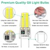 12-Pack G8 LED Bulb Dimmable, 120V 20W 25W T4 JCD