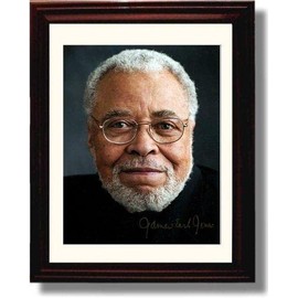 James Earl Jones Autograph Promo Print - Framed 8x10