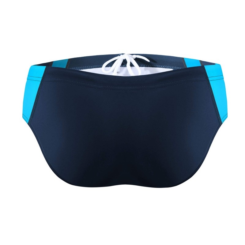 sesto senso Men's Swimming Trunks Briefs Swimwear Swimming Shorts, Dark