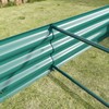 6x3x1 FT Galvanized Raised Garden Bed Outdoor Planter Boxes with