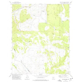 YellowMaps Horse Trap Mesa AZ topo map, 1:24000 Scale, 7.5 X 7.5 Minute, Historical, 1973, Updated 1977, 26.8 x 22 in - Paper