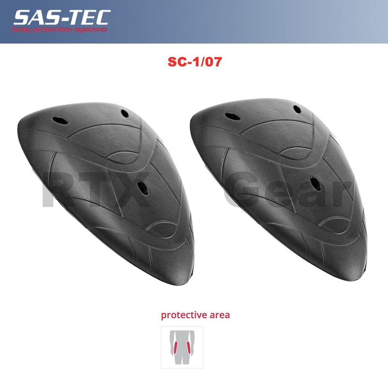 Sas-Tec Viscoelastic Memory Foam Lightweight Hip Pad Inserts - Motorcycle
