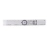 Plastic Goniometer Plastic Ruler, Clear Quick Angle Protractor Finder Body
