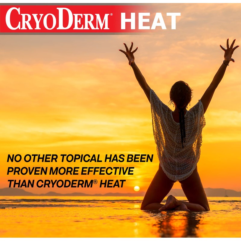 CryoDerm Pkg of 3 CryoDerm Heat Roll-On