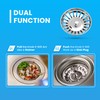 Kitchen Sink Strainer Drainer Plug - 78mm Thick Stainless Steel