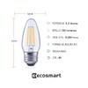 Ceybo LED B11 Bulbs E26 Base 60W Equivalent Daylight Dimmable