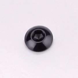 5/16-18 x 3" (10 Pack) Button Head Socket Cap Screws Bolts Black, Stainless Steel 304 (18-8) Black Coated Finish, Allen Hex Drive, Coarse Thread, Fully Threaded