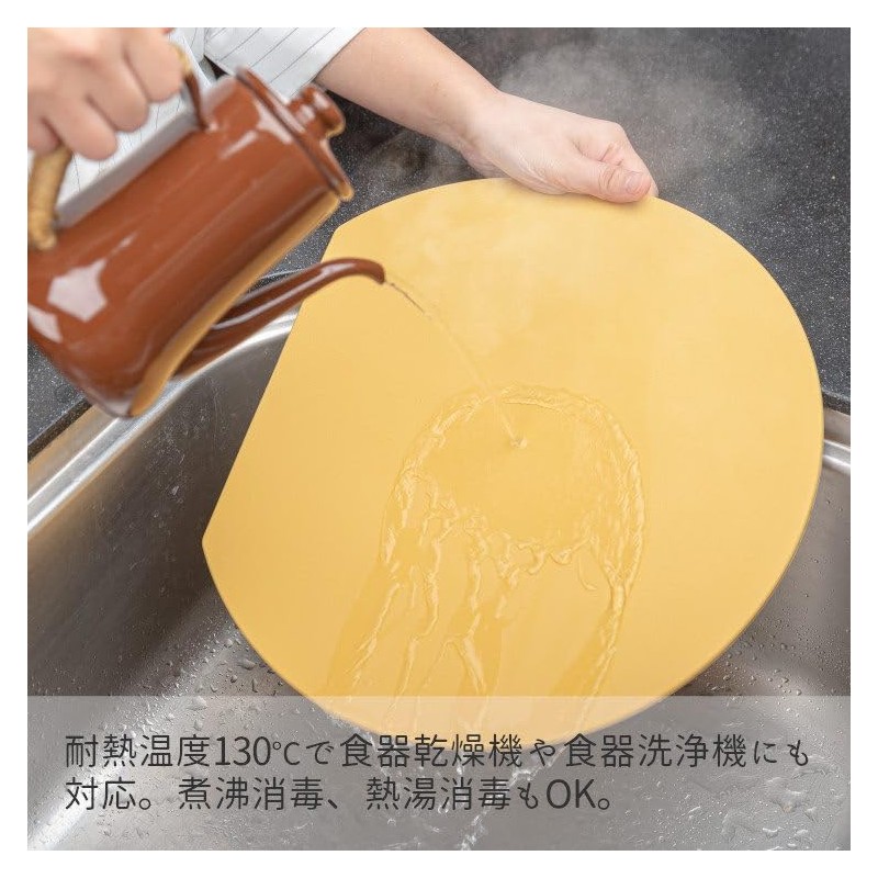 Cutting Board, Made in Japan, Dishwasher, Thin, Lightweight, Elastomer, Antibacterial,
