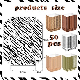 WIQEDOHA 50Pcs Jungle Safari Wild Animal Party Supplies Disposable jungle zoo animal Print Paper food tray for Birthday Party, Baby Shower and jungle safari theme party decorations