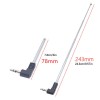 Universal For Mobile Phone 2PCS 3.5mm Connector FM Radio Telescopic
