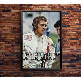Steve McQueen - The Man and Le Mans - Japan - Vintage Racing Poster (8x12Inches(US/CANonly))