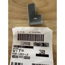IBM Selectric I & II part # 1124890 TAB BUTTON ACCENT GRAY new Genuine