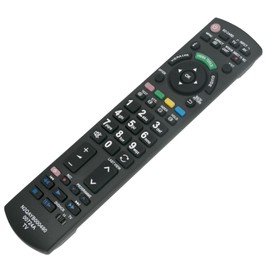 ROLLGAN N2QAYB000490 N2QAYB00724A Replace Remote Compatible with Panasonic TV TX-P42G30B TX-P42G30E TX-P42G30J TX-P42G30Y TX-P42GW30 TX-P42GW30J TX-P42S30B TX-P42S30Y TX-P42S31B