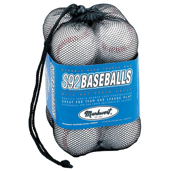 Markwort Practice Baseballs In Mesh Bag - Dozen