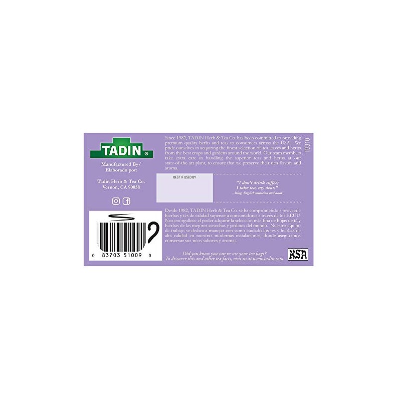 Tadin Herb And Tea - Té de hierbas de flores