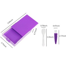 Kit de bandeja de pintura de diamante para arte, 4 cajones con cubiertas, bandeja de almacenamiento para manualidades, manualidades