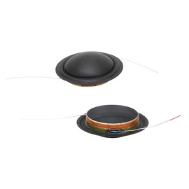 26mm/1.0in Tweeter Voice Coil, 2pcs Replacement Tweeter Dome Film, Copper Clad Aluminum High Tone Silk Film, Low Distortion, Design for Tweeter Speakers Accessory