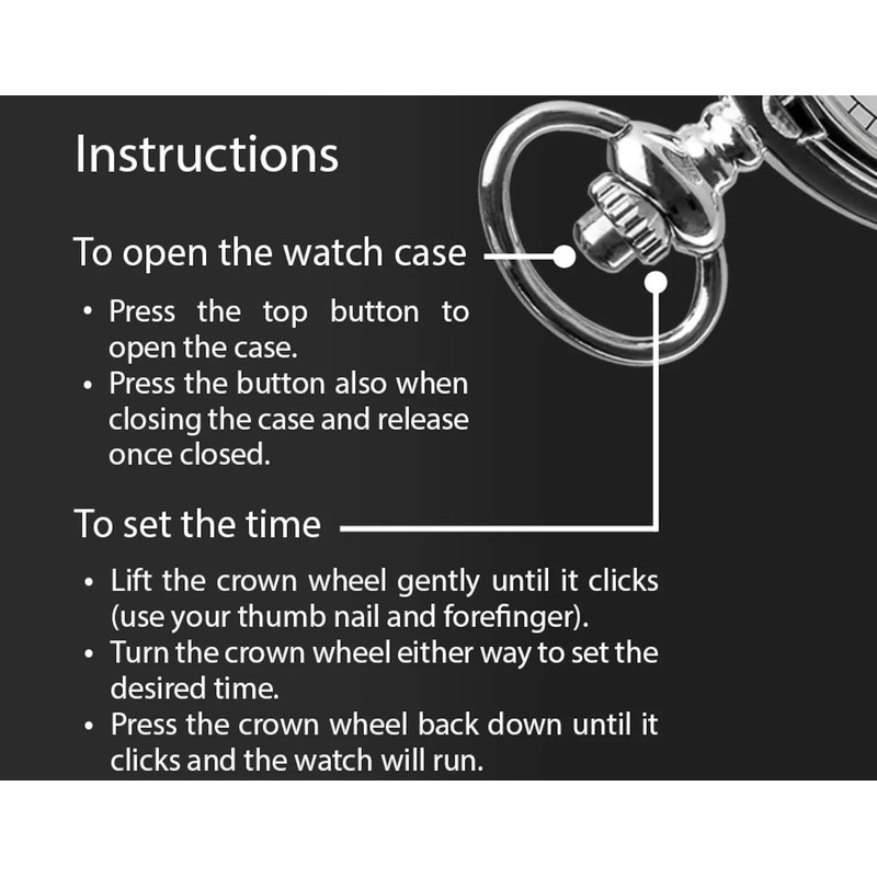 Cymru Apparel Gift Boxed Comic Book Superhero Quartz Pocket/Necklace Watch