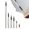 6PCS Anti Slip Screwdriver Bits, Magnetic Drill Bits and High