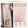 PAVSTINE Hanging Wardrobe Organiser with Compression, Space Saving, Pink