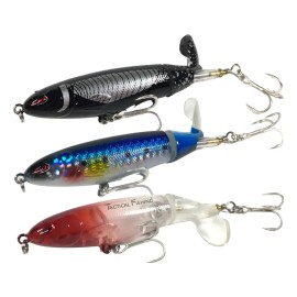 Kit Con 3 Señuelos De Pesca Superficial Whopper Plopper