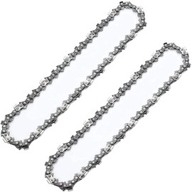 SEESII 2 Pack 6 Inch Mini Chainsaw Chain, for 6 Inch Cordless Electric Chainsaw, 0.043 Inch Gauge, 1/4 Inch LP Pitch, 39 Drive Links